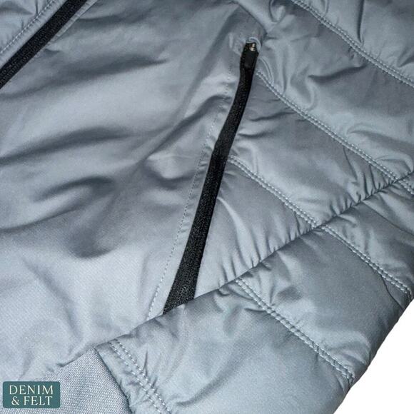 Nike Dri-FIT Gray Full-Zip Hooded Jacket Men’s Large Activewear Winter Warm - Picture 13 of 16